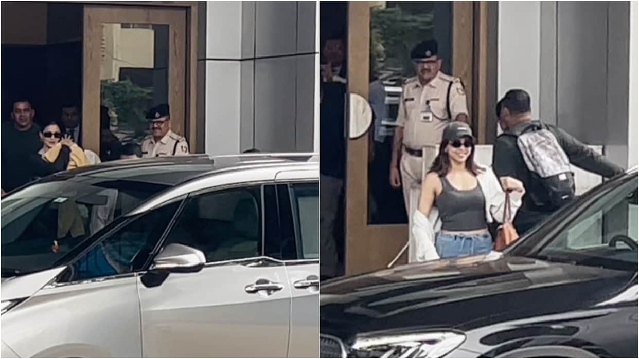 Alia bhatt and Sharvari wagh returned to Mumbai after completing the shooting of Alpha in Kashmir