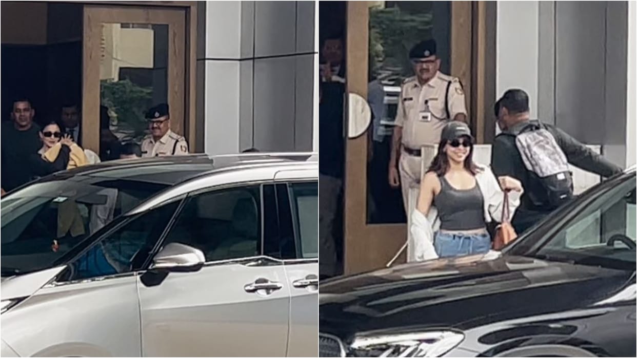 Alia bhatt and Sharvari wagh returned to Mumbai after completing the shooting of Alpha in Kashmir