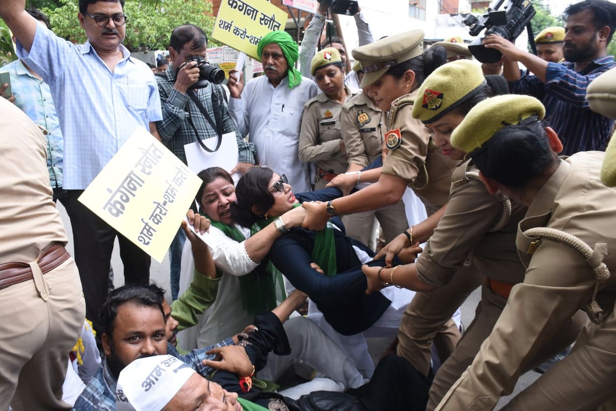 Lucknow: Protests against Kangana Ranaut and her film Emergency, Gurudwara Committee said - we want a ban