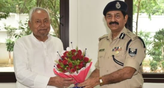 Bihar Police: DGP Alok Raj arrives to meet CM Nitish Kumar; Chief Minister expressed his best wishes