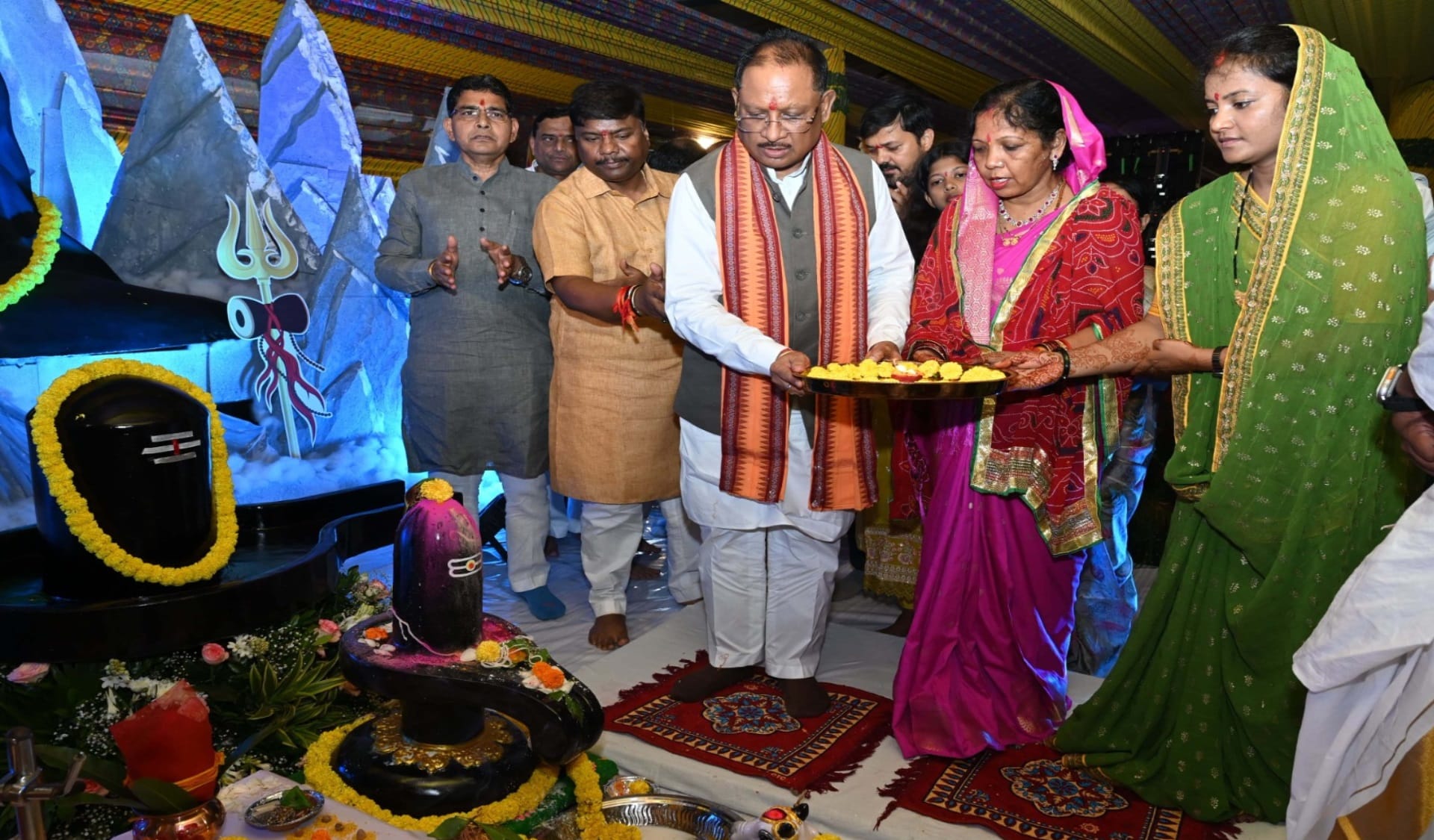 Teeja-Pora-Mahtari Vandan Tihar' celebrated in CM House raipur chhattisgarh