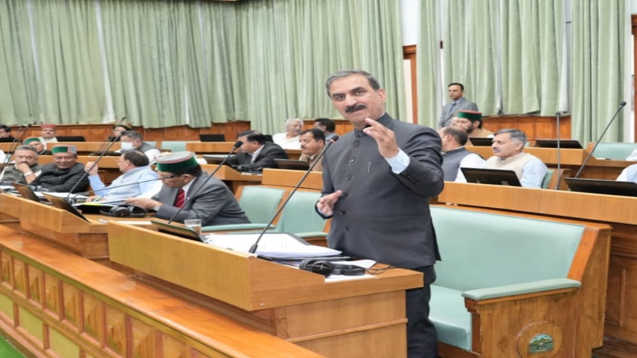 Himachal Assembly Session: CM Sukhu said- the damage done to the health sector in the last five years is being