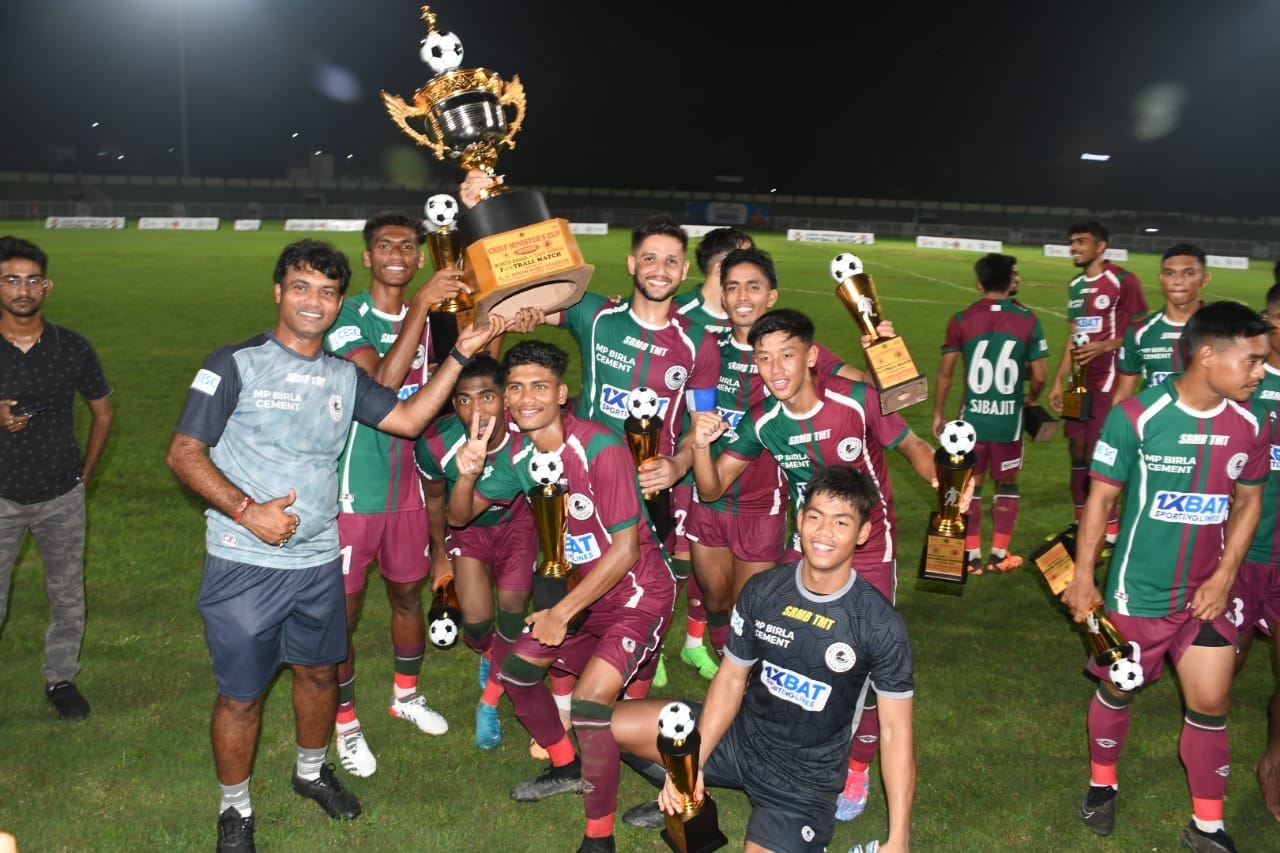 Mohan Bagan team won the Chief Minister cup in Lucknow.