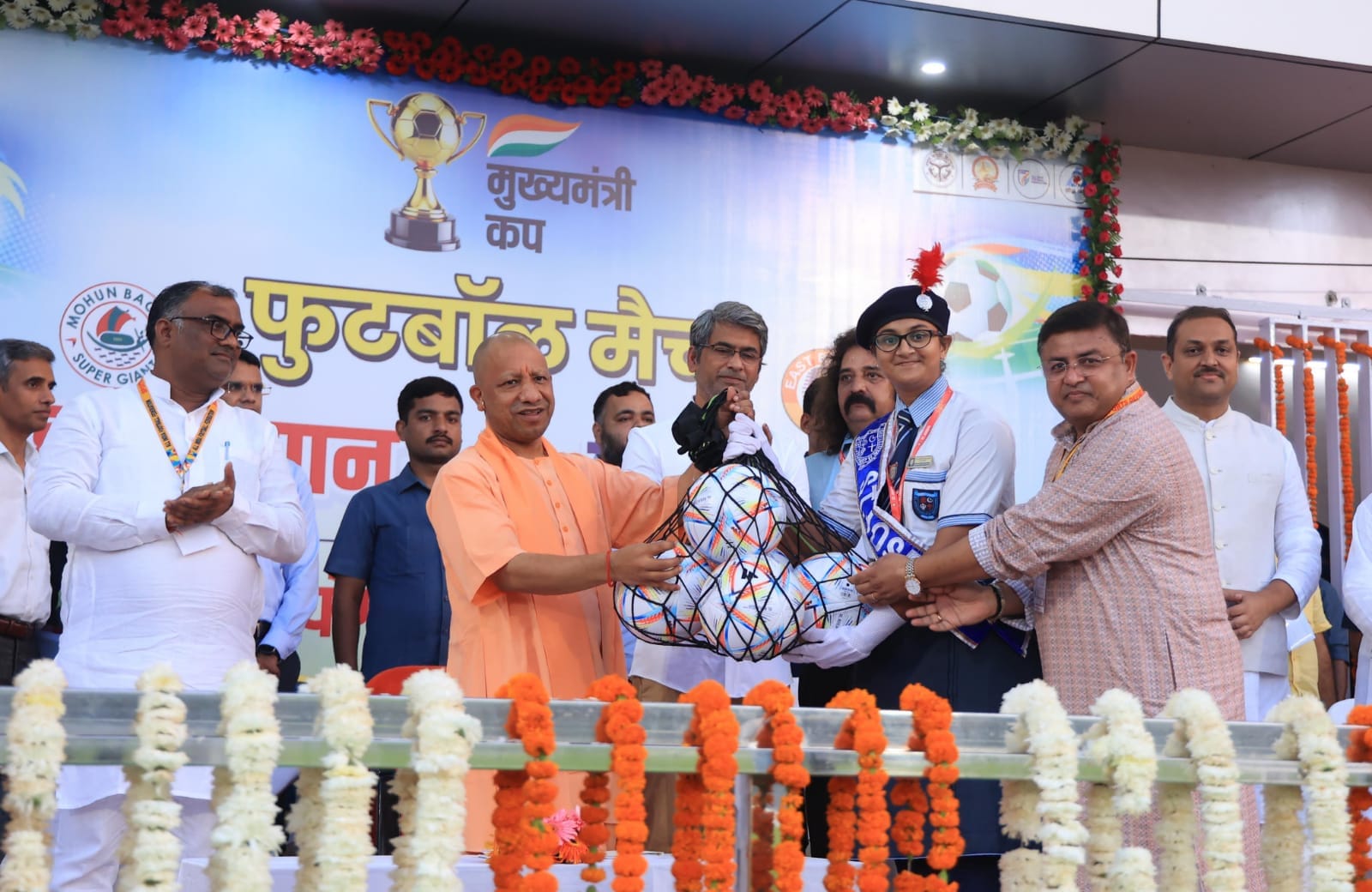 Lucknow: CM Yogi Adityanath says one thousand football grounds will be made in Uttar Pradesh.