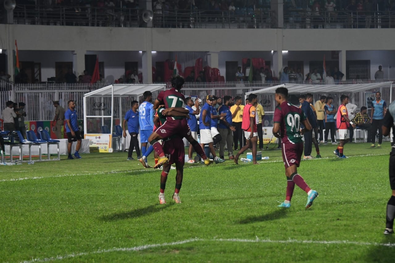Mohan Bagan team won the Chief Minister cup in Lucknow.