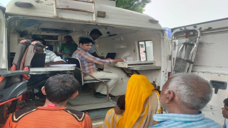 65 people are ill in single village In Etah 45 are suffering from fever and five have malaria Out of these