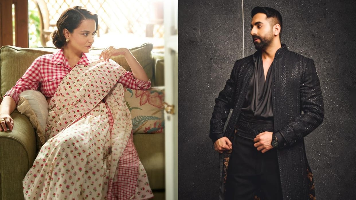 Kangana Ranaut took a swipe at star kids and defended her old remarks Ayushmann Khurrana a chaploos outsider