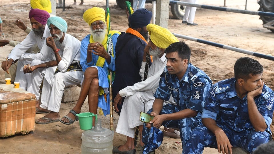 Kisan Protest starts in chandigarh mela ground see pictures