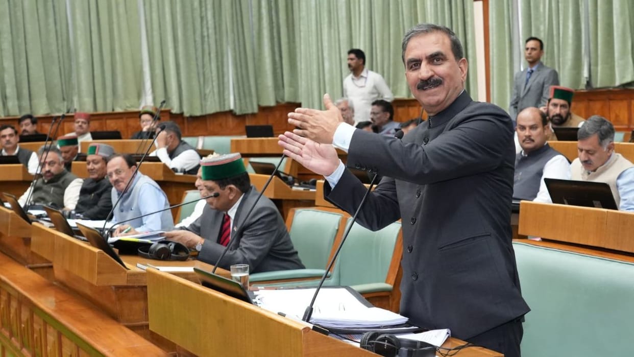 Question Hour Himachal Assembly Monsoon Session CM Sukhvinder Singh Sukhu On Hamirpur-Mandi NH