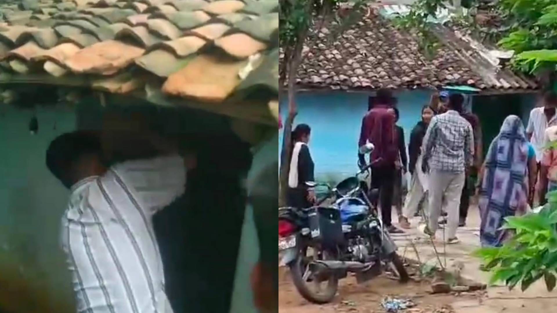 बीजेपी कार्यकर्ताओं ने घर का ताला तोड़ा