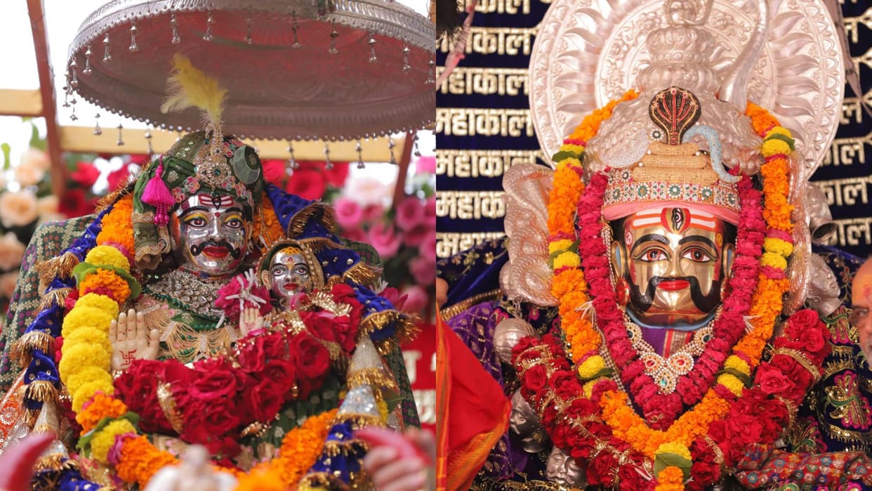 Ujjain sad cry of devotees echoed in royal procession devotees saw seven forms of Baba Mahakal Photo