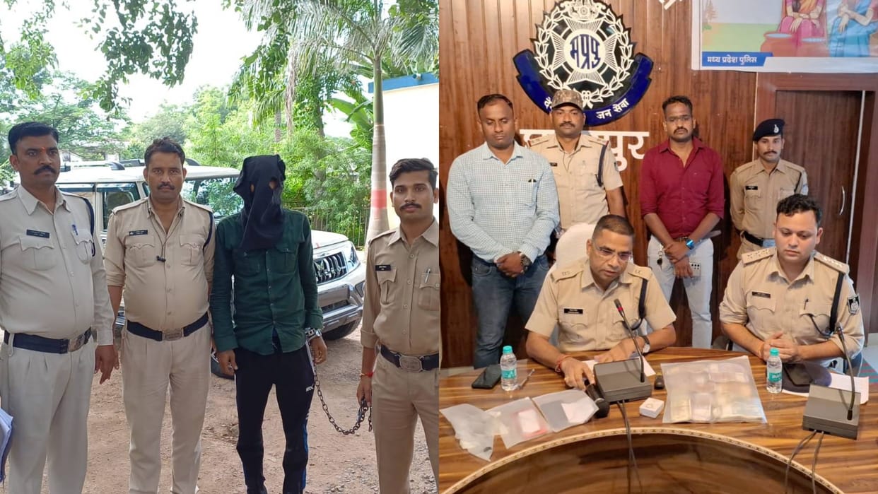 Chhatarpur Nafees Nat reward of 10 thousand rupees arrested in robbery case police caught all eight accused