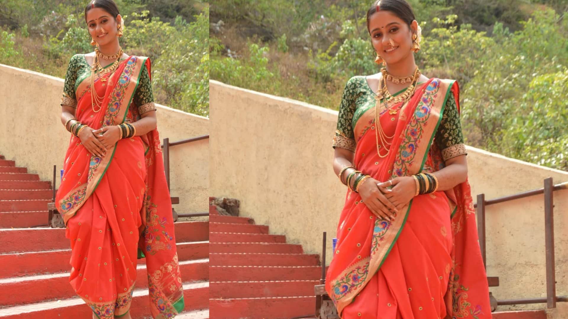 How to wear Nauvari saree on Gudi Padwa Here is a step-by-step guide in hindi