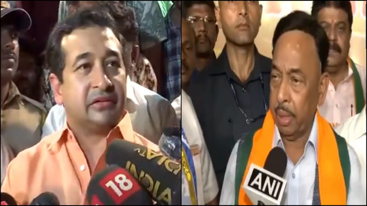 Nitesh Rane gets reprimanded by father for hate speech; BJP wants riots ahead of polls, alleges Oppn