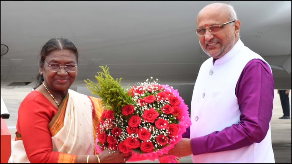 President Droupadi Murmu Maharashtra visit offers prayers at Mahalaxmi temple in Kolhapur news in hindi
