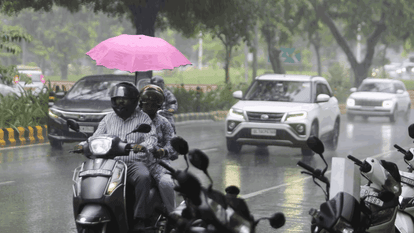 delhi  weather It rained in many areas of Delhi