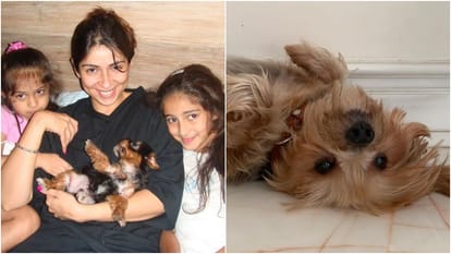 Ananya Panday pet dog Fudge Passed away actress shares post says Rest in peace Fudge I love you fighter