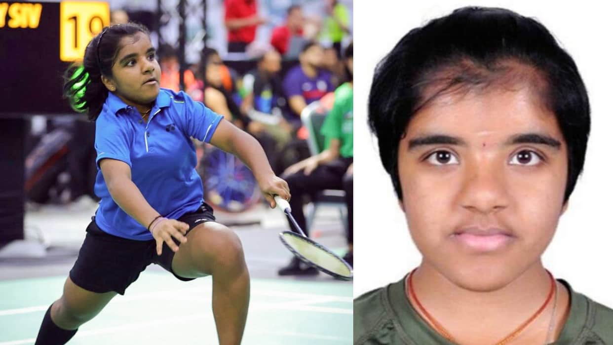 Paris Paralympics Indian shuttler Nithya Sumathy Sivan wins bronze Medal women singles SH6