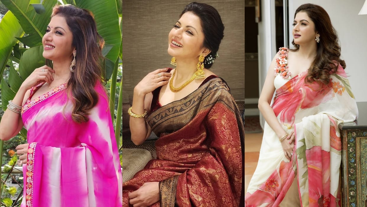 Ganeshotsav 2024 actress bhagyashree beautiful saree look for ganesh chaturthi 2024 disprj
