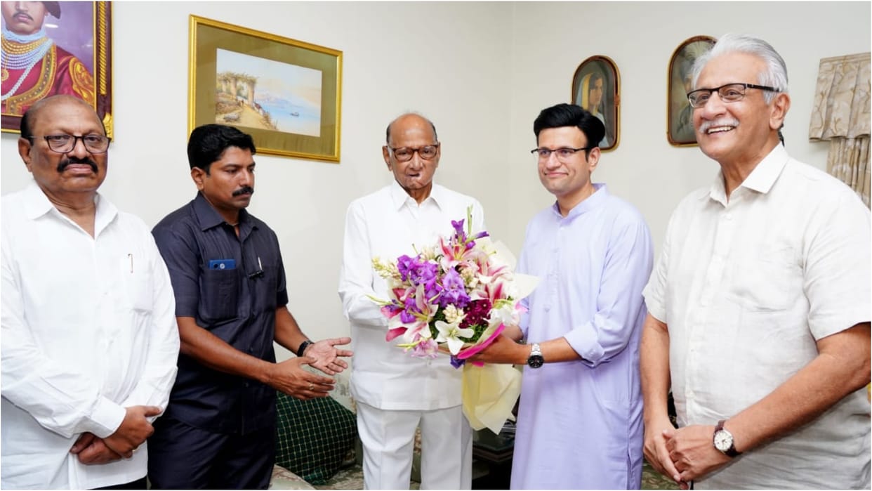 BJP leader Ghatge joins Sharad Pawar's party ahead of Maharashtra polls