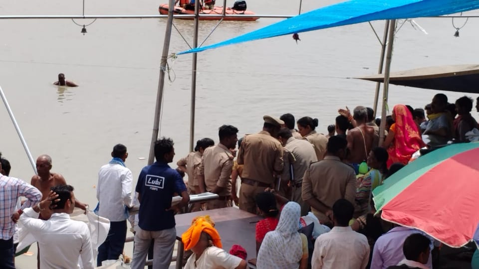 Search for Dr. Adityavardhan: With the help of drone cameras, 80 trained soldiers searched Ganga for 45 KM