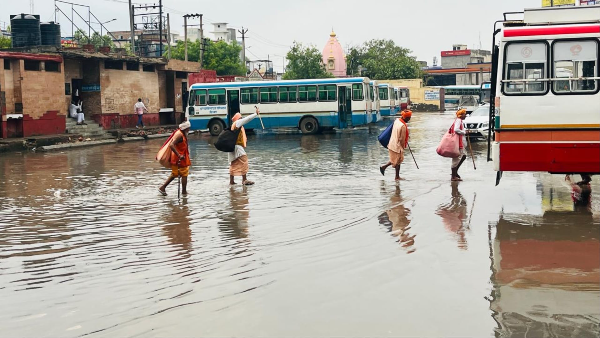 Haryana Rain Photos: Monsoon gained momentum, light to moderate rain occurred in 10 districts
