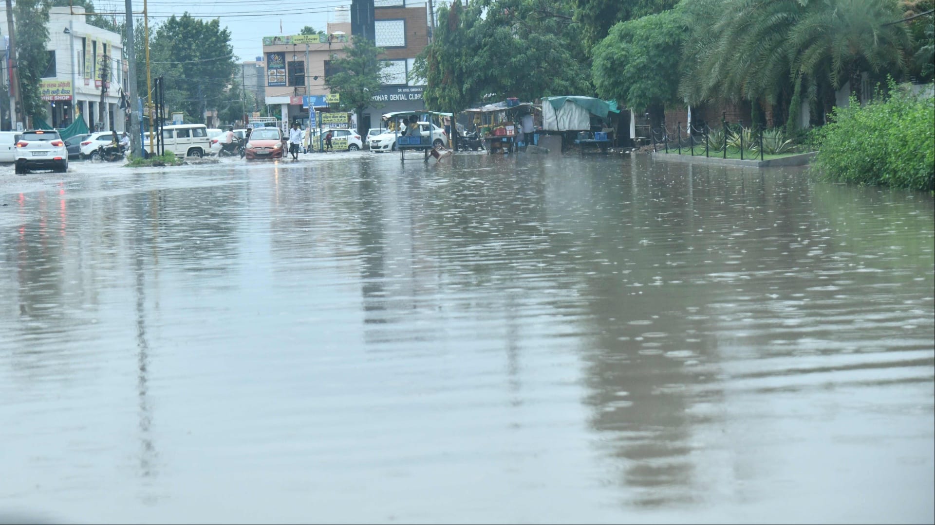 Haryana Rain Photos: Monsoon gained momentum, light to moderate rain occurred in 10 districts