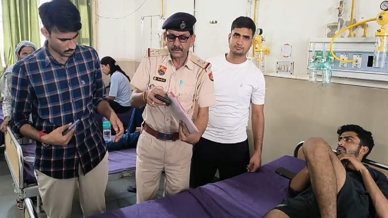 bullet was fired at youth due to personal enmity, bullet hit his stomach, he was admitted to hospital