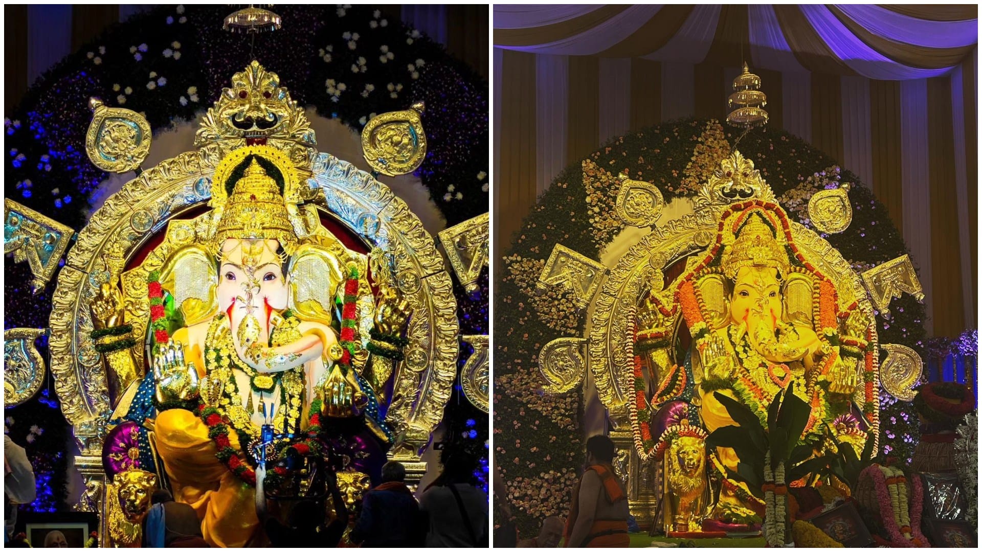 Ganeshotsav 2024 Celebration and Pandals Most Famous Ganpati Pandals In India Visit on ganesh Chaturthi