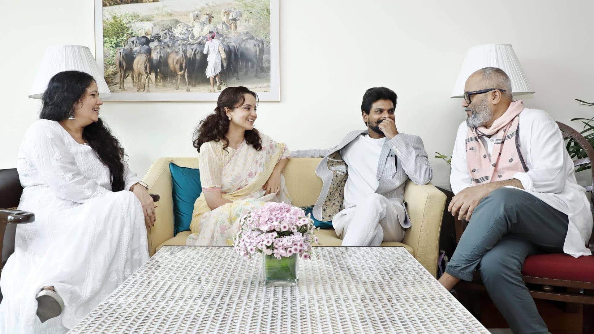 emergency actress kangana ranaut joins hand with Babita Ashiwal adi sharmaa for film bharat bhhagya viddhaata