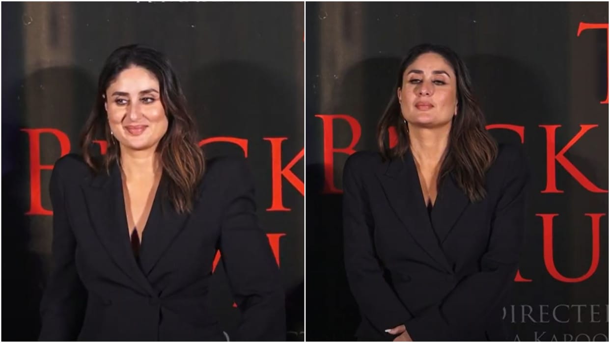 Kareena Kapoor To Ektaa kapoor hansal mehta with cast at trailer launch of Movie buckingham murders
