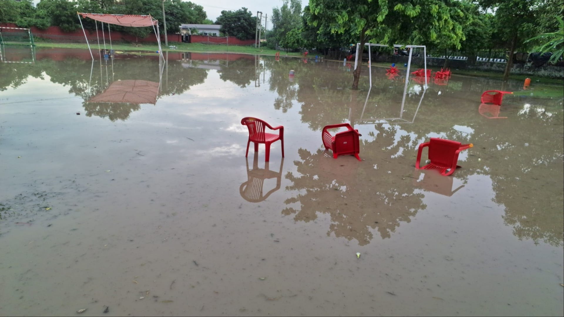 Kaithal Rain: The city became a pond in just two hours of rain, more than 40 mm of rain fell