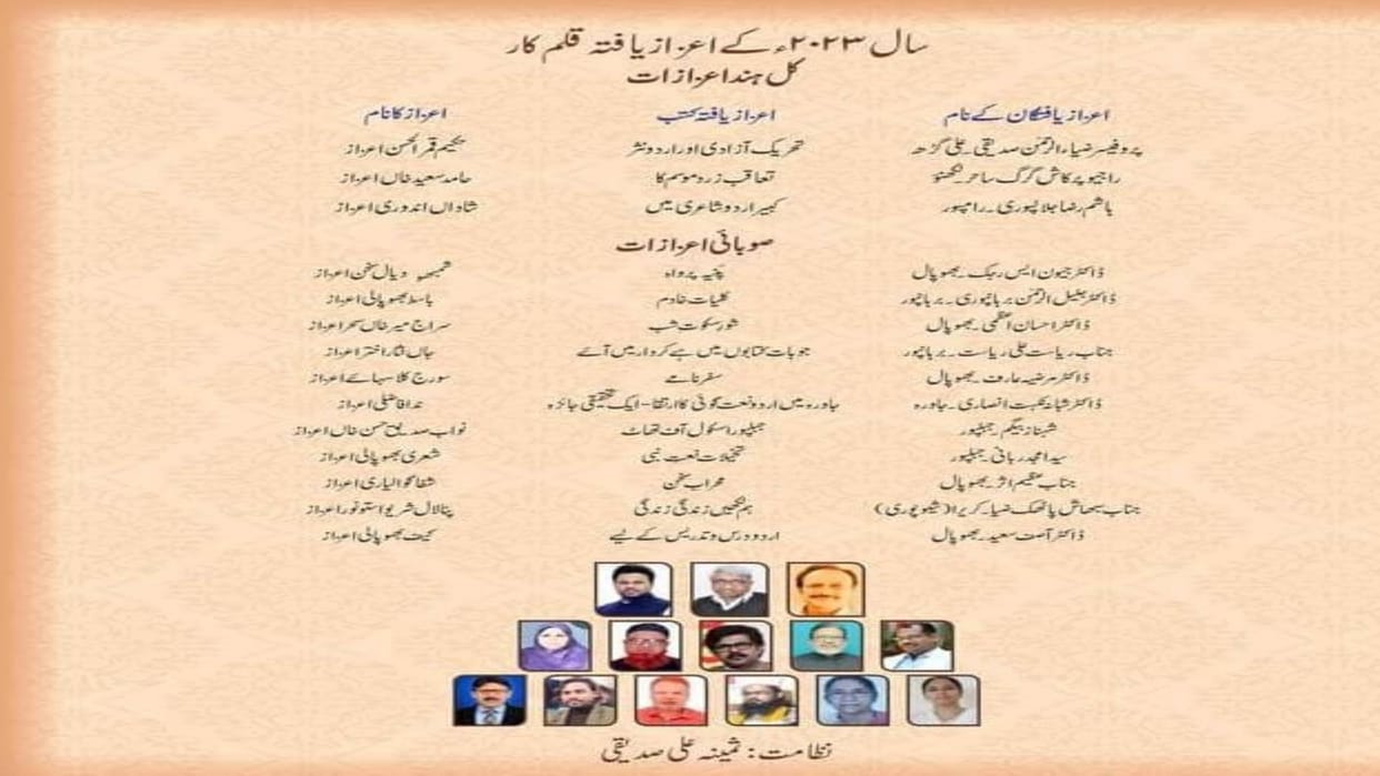 MP News Mir Taj and Yusuf left Academy Award Poets and writers are angry know what writers said