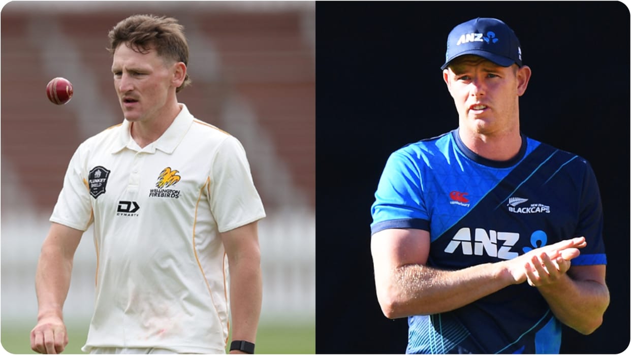 New Zealand middle-order batter Josh Clarkson and Nathan Smith have been handed their maiden central contracts