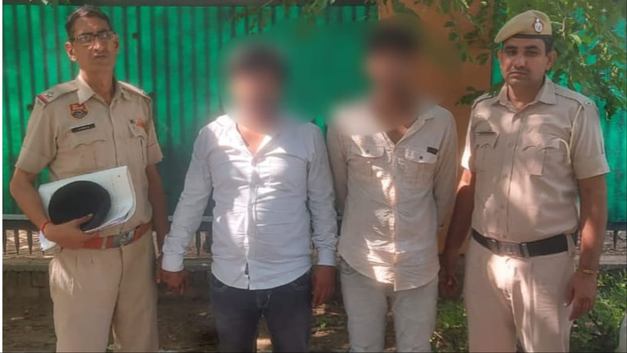Jhajjar: Two accused caught illegally carrying English liquor in Alto car