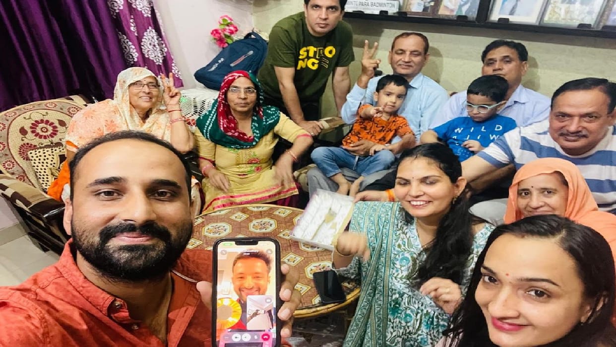 Nitesh Luhach won gold medal in Paris Para Olympics, family members watched match sitting at uncle house