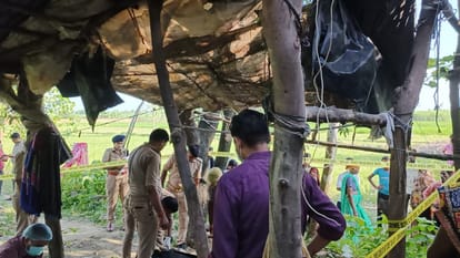 father killed his son by stabbing him with knife in Pilibhit