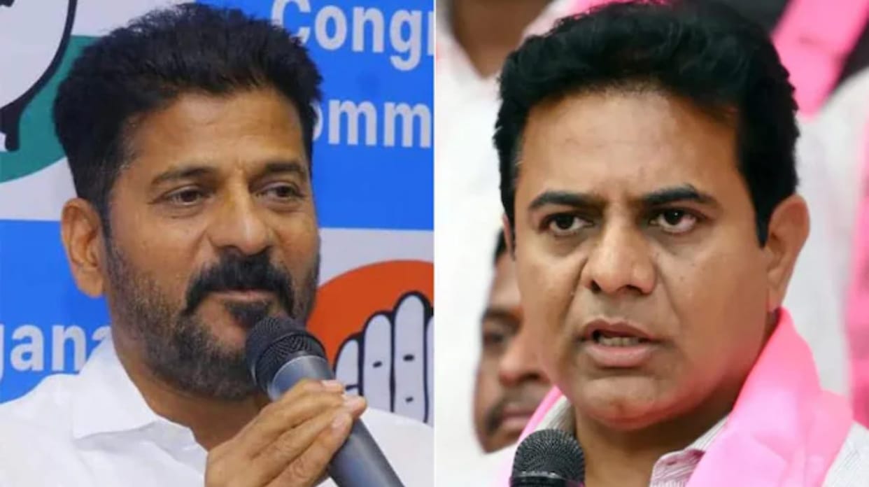 CM Revanth Reddy Sneers At KTR In Telangana Flood Fight News updates