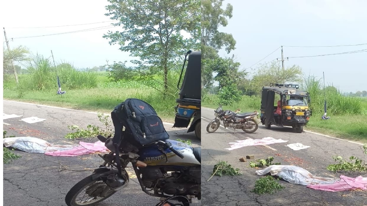 Tragic accident in Ritoli village in Rohtak, truck crushed woman riding bike, died on spot