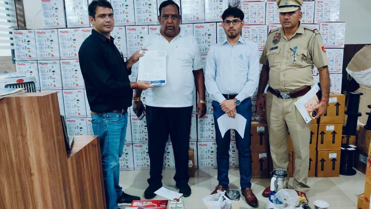 Solan News BIS raids Ambala electric industry confiscates goods
