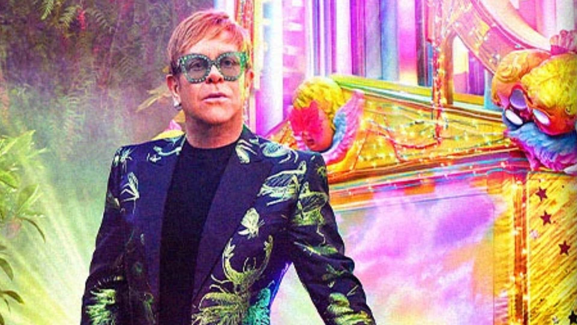 british music superstar elton john cannot see properly due to Severe Eye Infection