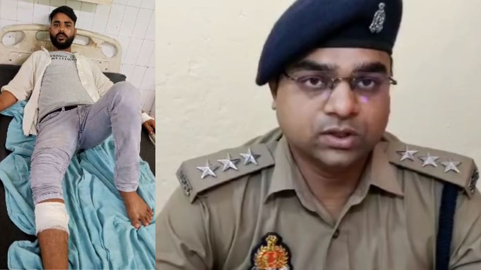 police encounter in jaunpur criminal arrested after shot in leg and injured