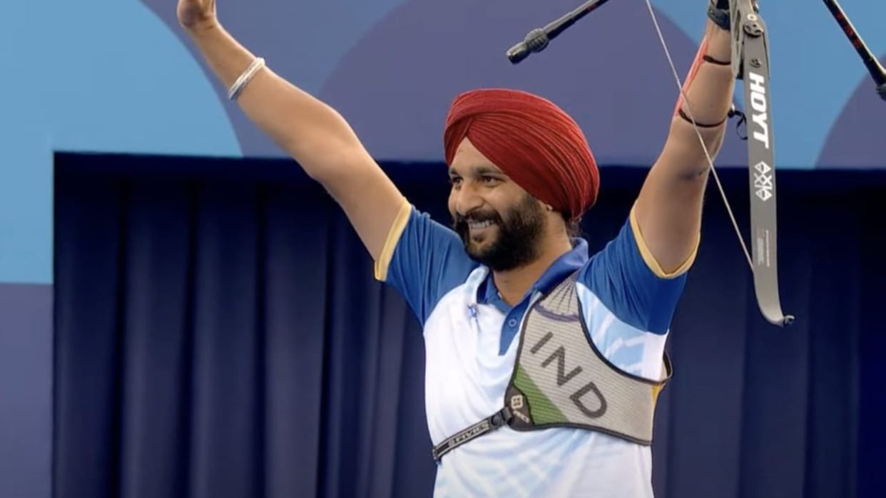 Paris Paralympics: Archer Harvinder confirmed medal by reaching the final, defeated Raza in the semifinals