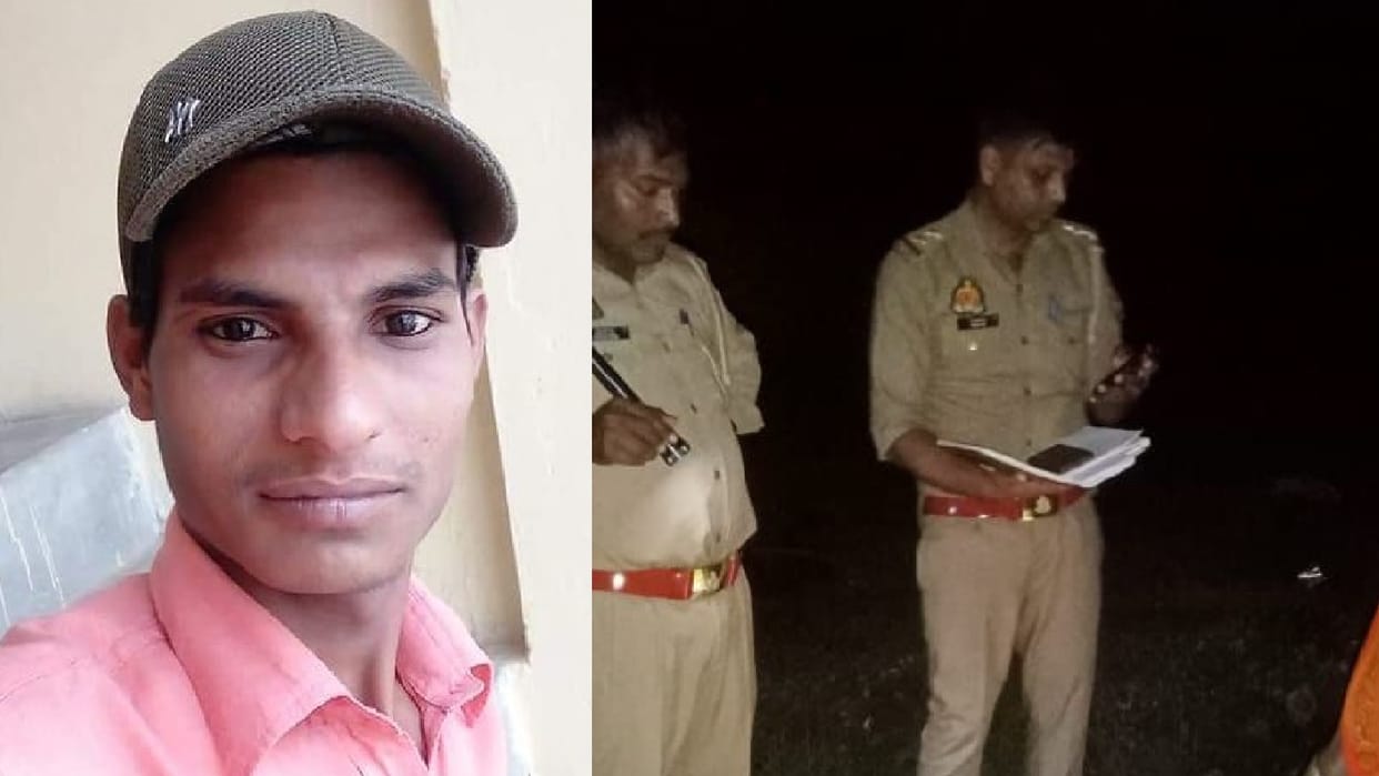 Dispute over watching reel on mobile, madman cuts neck of young man with sickle, search for accused continues