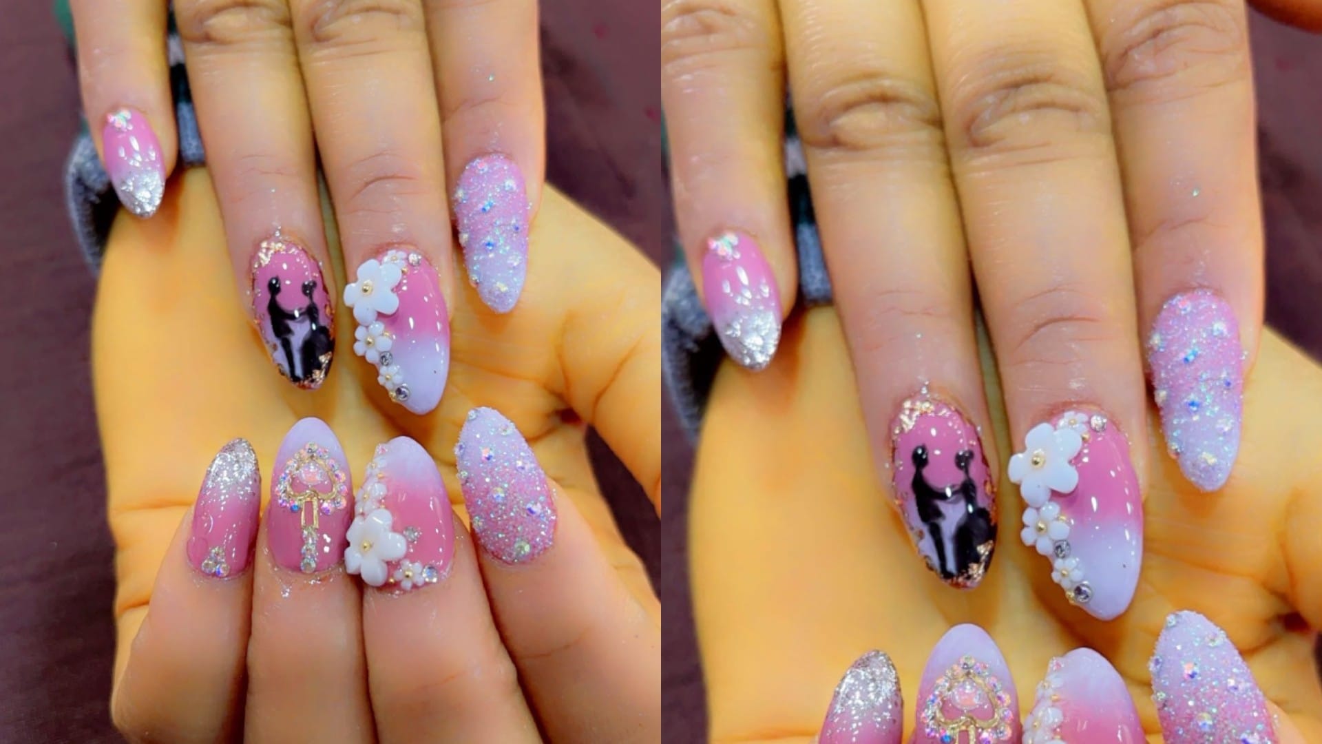 Hartalika Teej 2024 trendy Nail Art design for short and long nails