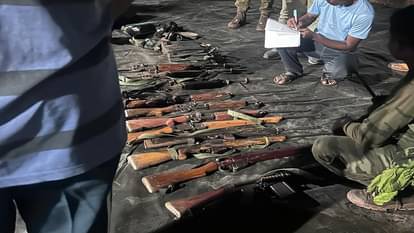 Naxal Encounter A strong blow to Red Terror bodies of slain Naxalites recovered in chhattisgarh