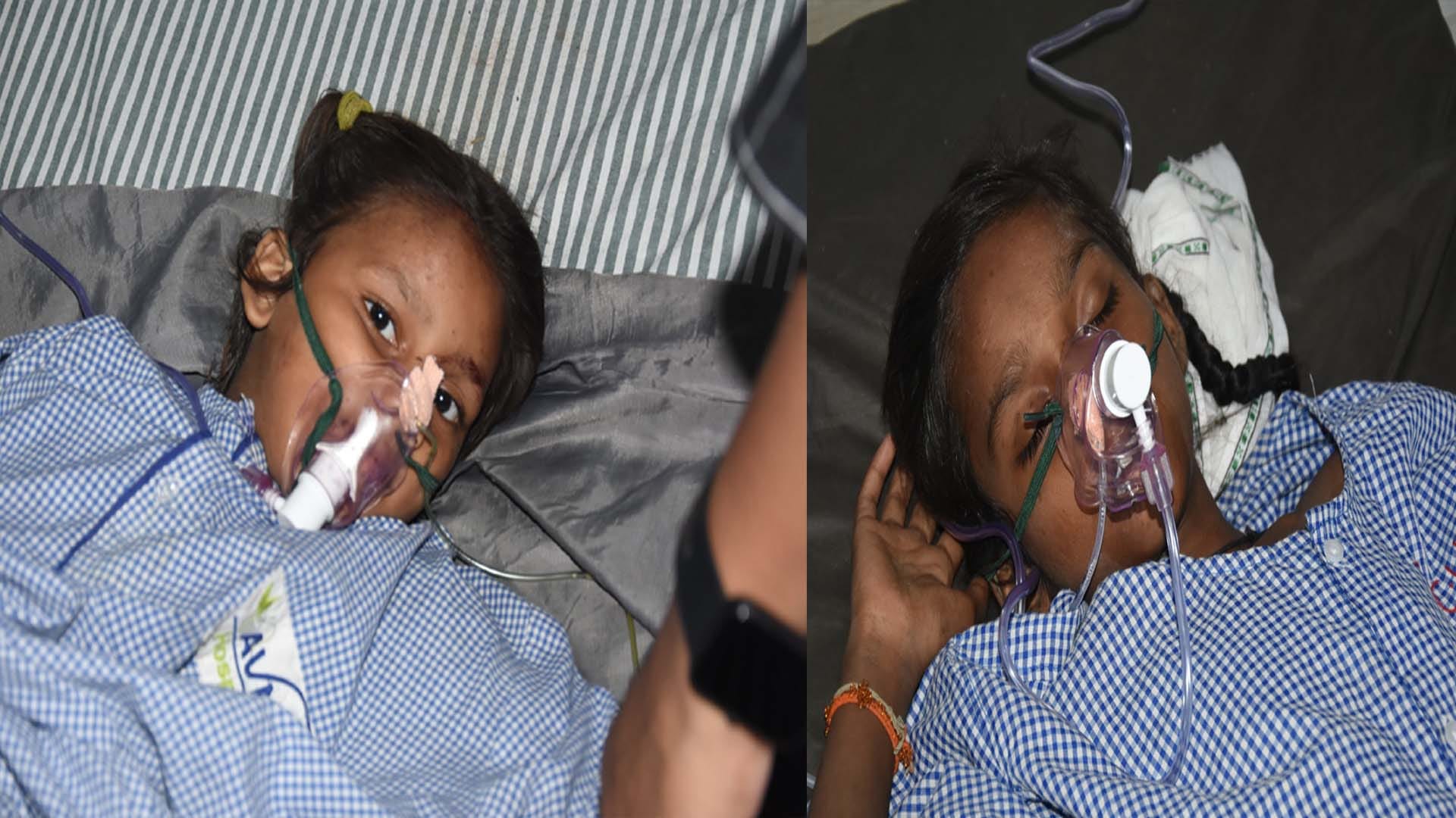 Kanpur: Dirty water filled in the lungs of innocent children who fell in the drain along with the van