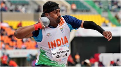 Paralympics 2024: सचिन खिलाड़ी ने पुरुषों की गोला फेंक स्पर्धा में जीता रजत, भारत के पदकों की संख्या 21 पहुंची Paralympics 2024: Sachin Sarjerao Khilari wins silver medal in men's shot put, India's medal tally