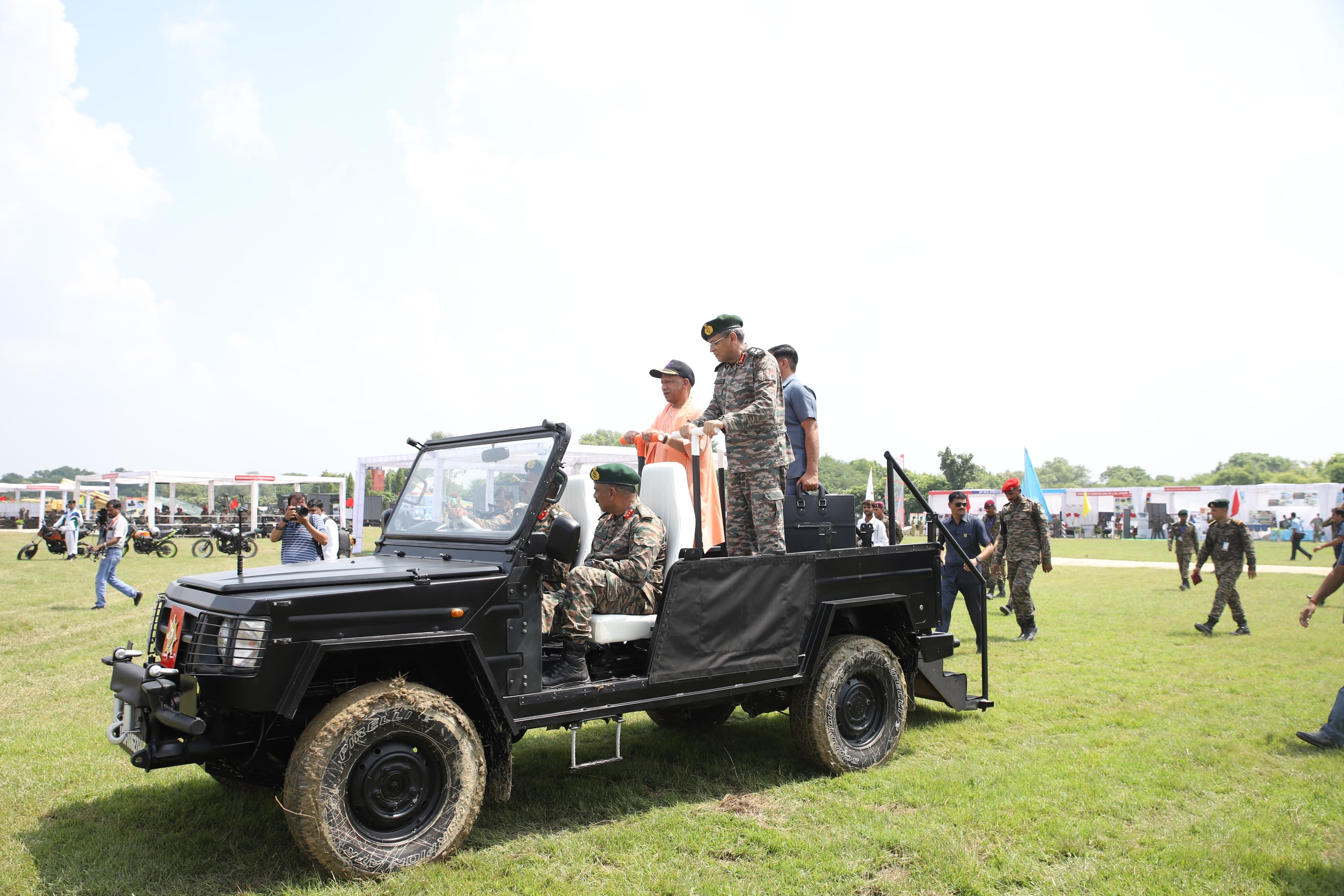 PICS: CM Yogi Adityanath in Sashastra Sanya Samaroh.