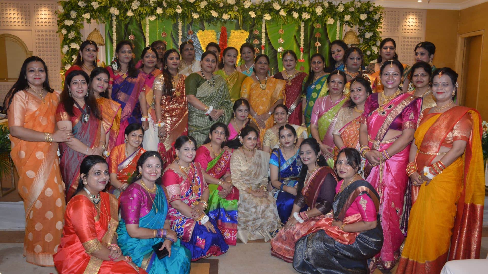 Teej festival celebrated by clubs and organizations in varanasi